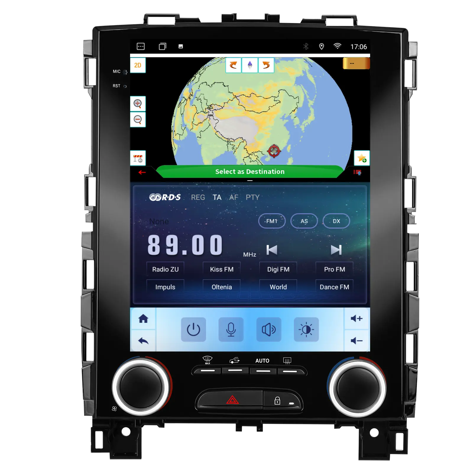 Navigatie Renault Megane 4 (2017-2020) Tip Tesla, Android 12, 4GB RAM 64GB, SLOT SIM 4G, DSP, CarPlay si Android Auto, ecran 9,7 inch [4]
