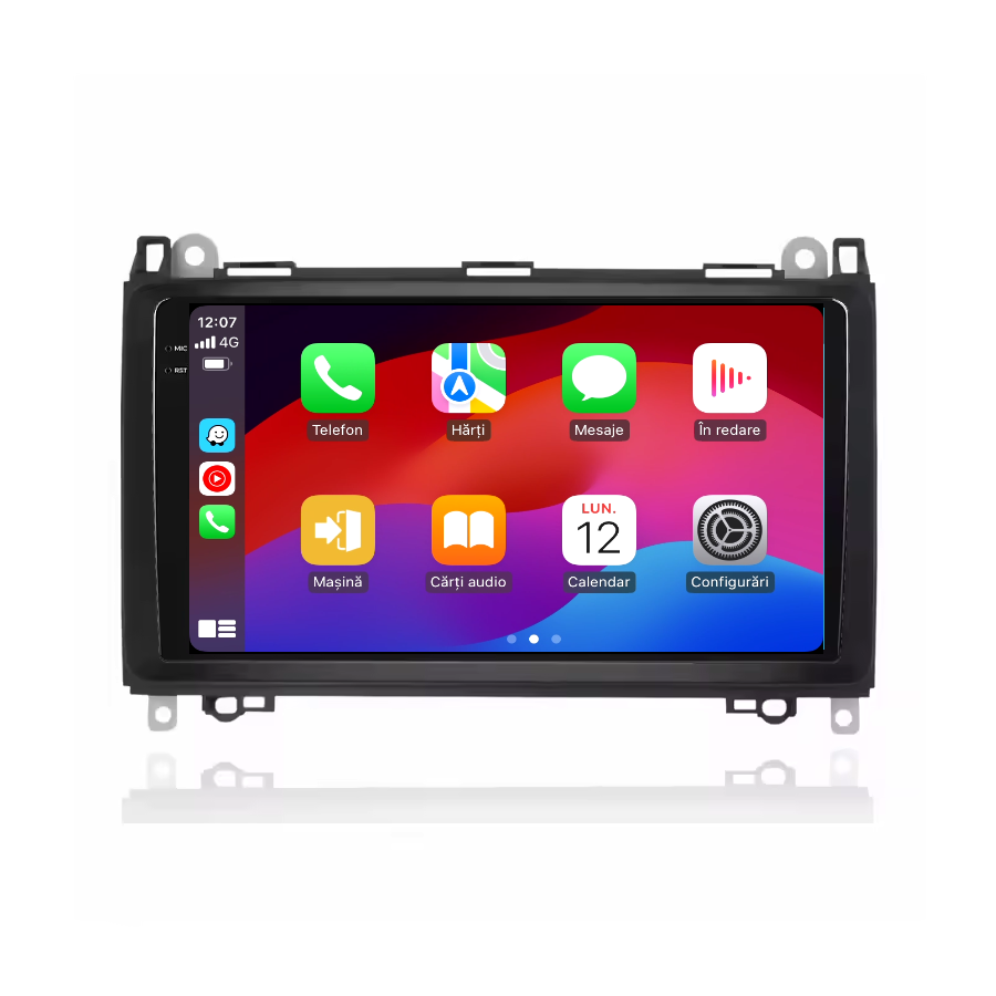 Navigatie Mercedes Vito Sprinter Viano A B Class Volkswagen Crafter Android 14, 12GB RAM, 256GB ROM, Ecran 9.33 inch 2K QLED [3]