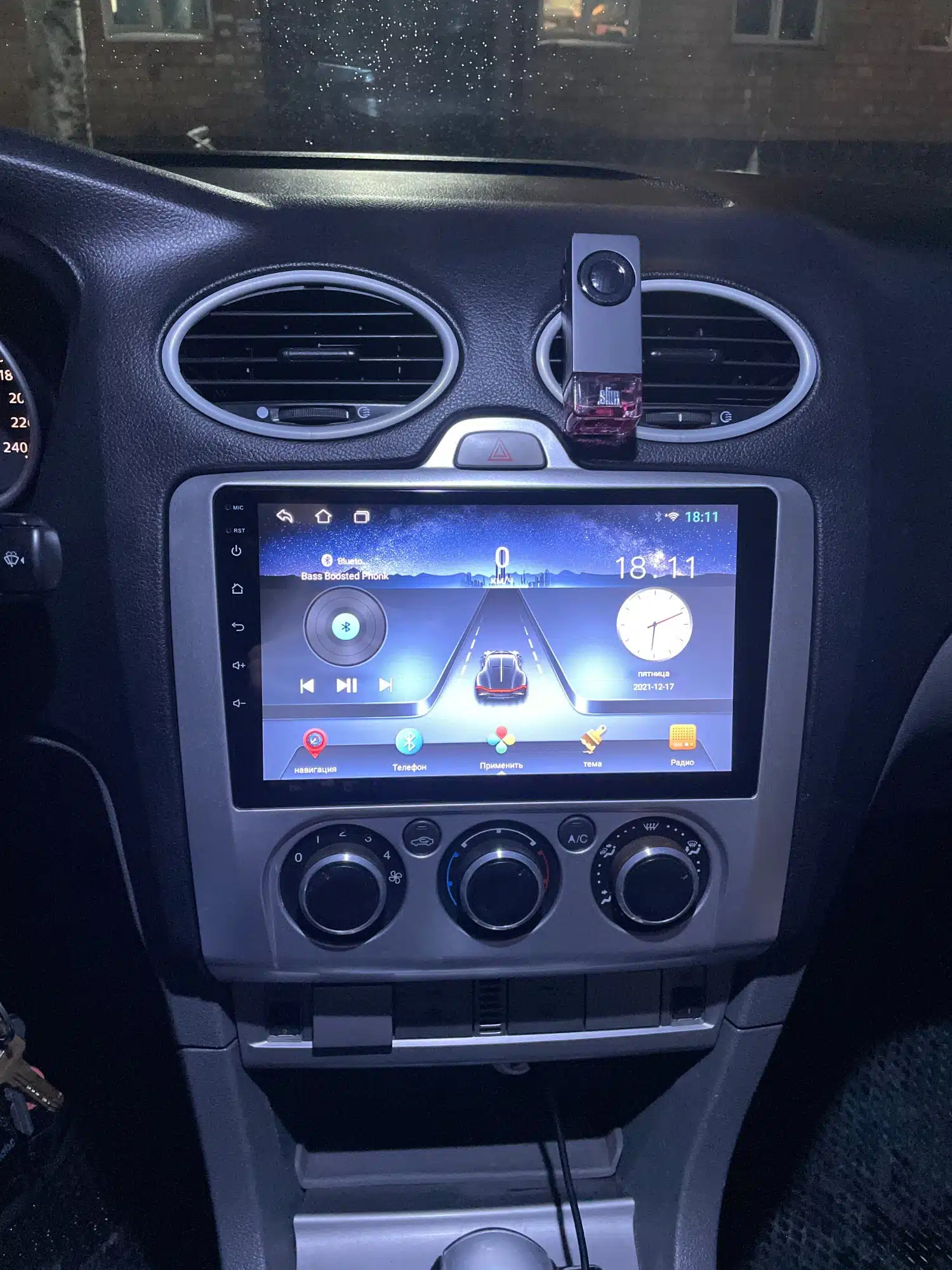 Navigatie Ford Focus MK2 (2004-2011) cu Android 11, 2GB RAM 32 GB ROM ecran 9 Inch,Carplay si Android Auto [9]