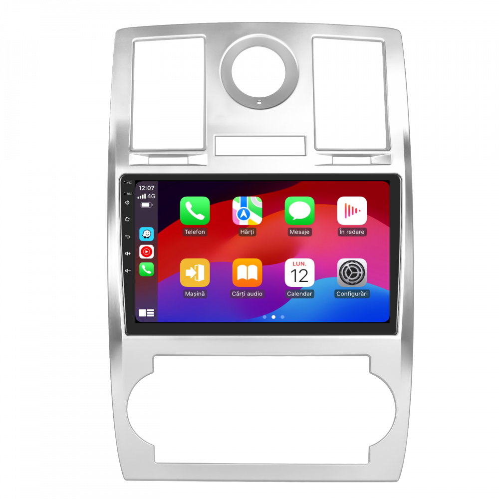 Navigatie CHRYSLER C300 2006, Android 12, 4GB RAM 64GB, DSP, Carplay si Android auto, ecran 9 inch [6]