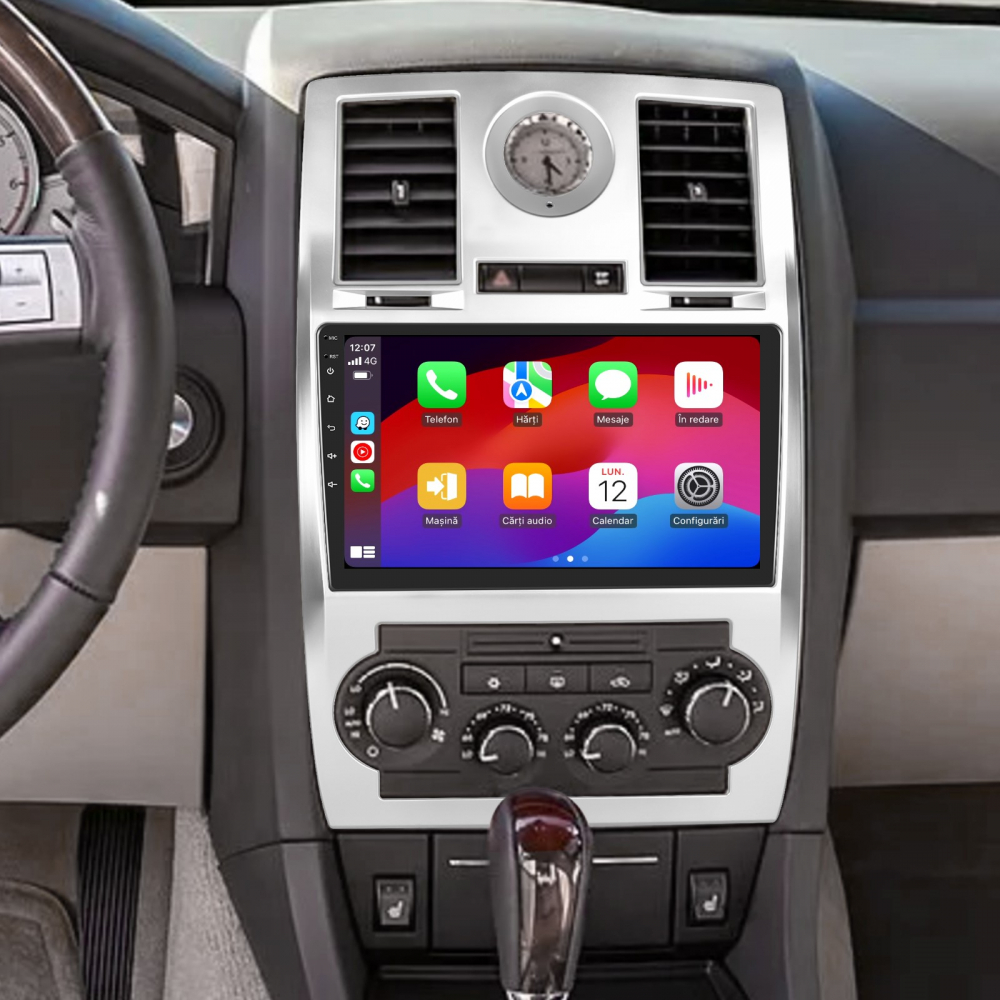 Navigatie CHRYSLER C300 2006, Android 12, 8GB RAM 128GB,SLOT SIM 4G, DSP, Carplay si Android auto, ecran 9 inch [2]