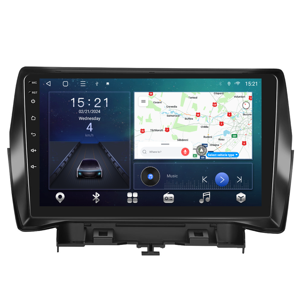 Navigatie Ford Kuga (2012-2019), Android 12, 4GB RAM 64GB,SLOT SIM 4G, DSP, Carplay si Android auto, ecran 9 inch [3]