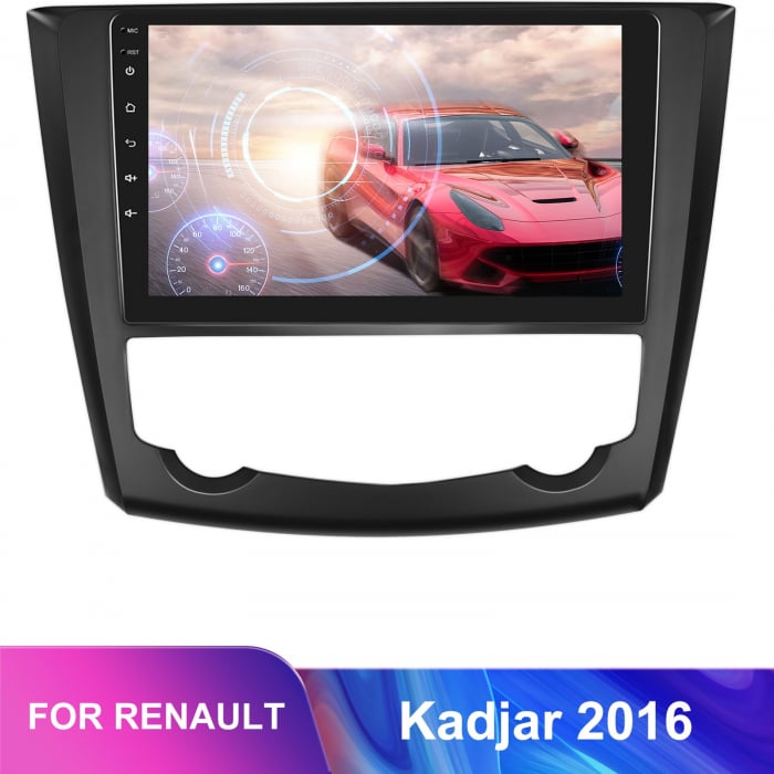 Navigatie Renault Kadjar (2015-2017) , Android 12, 4GB RAM 64GB, SLOT SIM 4G, DSP, Carplay si Android auto, ecran 9 inch [2]