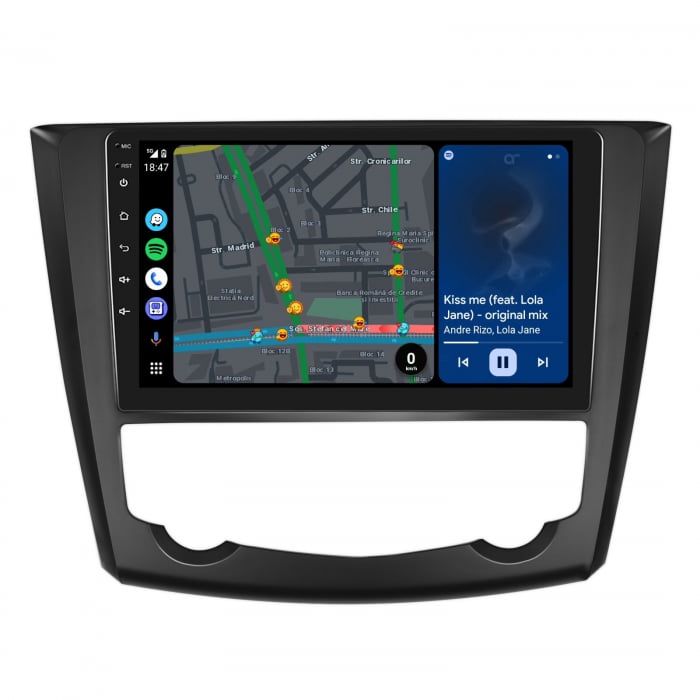 Navigatie Renault Kadjar (2015-2017) , Android 12, 4GB RAM 64GB, SLOT SIM 4G, DSP, Carplay si Android auto, ecran 9 inch [5]