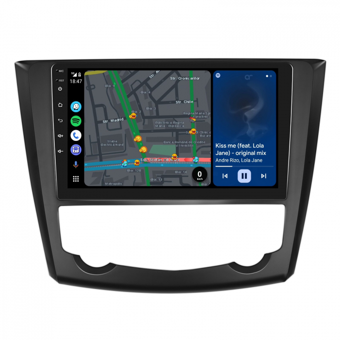 Navigatie Renault Kadjar (2015-2017) , Android 12, 8GB RAM 128GB, SLOT SIM 4G, DSP, Carplay si Android auto, ecran 9 inch [5]