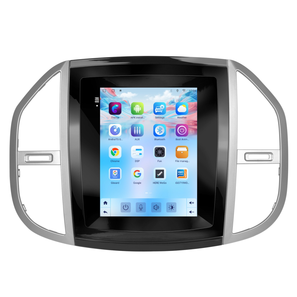 Navigatie Mercedes Vito 3 (2012-2021) Tip Tesla, Android 14, 4GB RAM 64GB, DSP, CarPlay si Android Auto, ecran 9,7 inch [5]