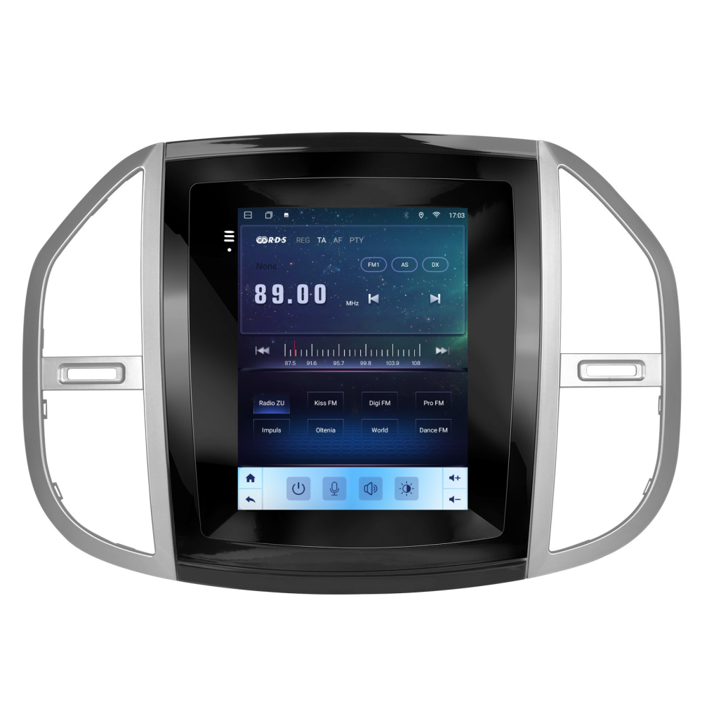 Navigatie Mercedes Vito 3 (2012-2021) Tip Tesla, Android 14, 4GB RAM 64GB, DSP, CarPlay si Android Auto, ecran 9,7 inch [7]