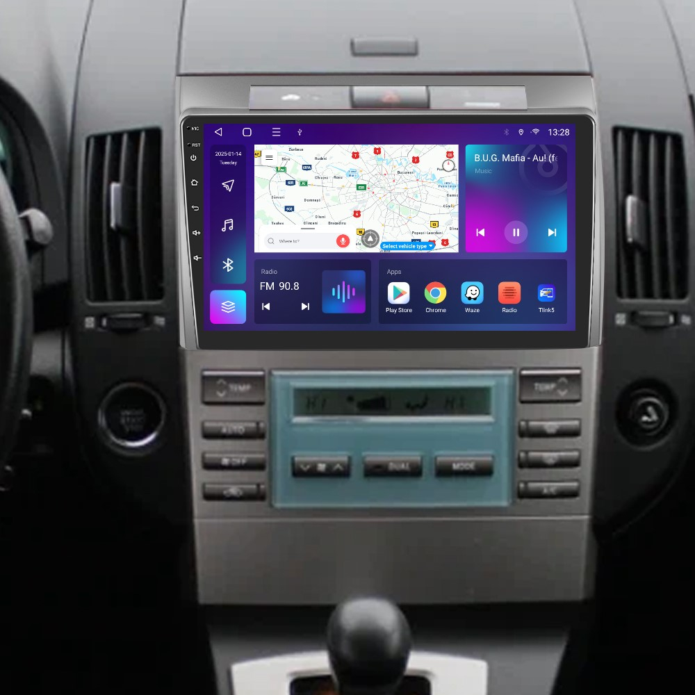 Navigație Toyota Verso (2004-2009) cu Android, 4GB RAM 64GB ROM, cu SLOT SIM 4G, DSP, ecran 9 Inch, Carplay si Android Auto [2]
