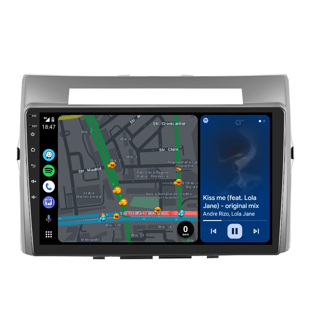 Navigație Toyota Verso (2004-2009) cu Android, 4GB RAM 64GB ROM, DSP, ecran 9 Inch, Carplay si Android Auto [6]