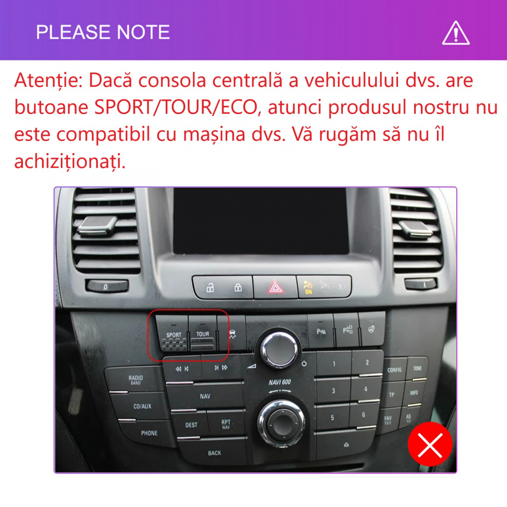 Navigatie Buick Regal (2009-2013), Opel Insignia (2009-2013) Tip Tesla, Android 12, 2GB RAM 32GB, DSP, CarPlay si Android Auto, ecran 9,7 inch [8]