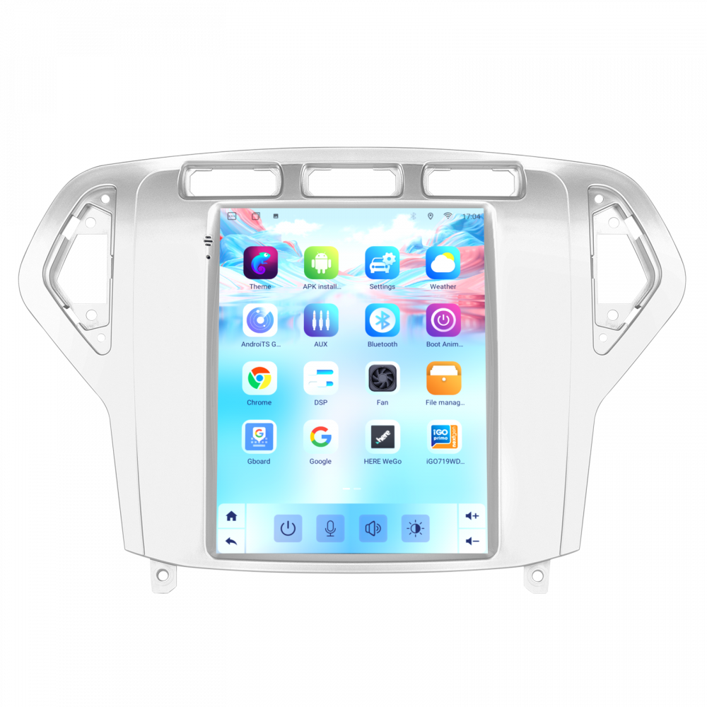 Navigatie Ford Monedo (2007-2010) Tip Tesla, Android 12, 2GB RAM 32GB, DSP, CarPlay si Android Auto, ecran 9,7 inch [3]