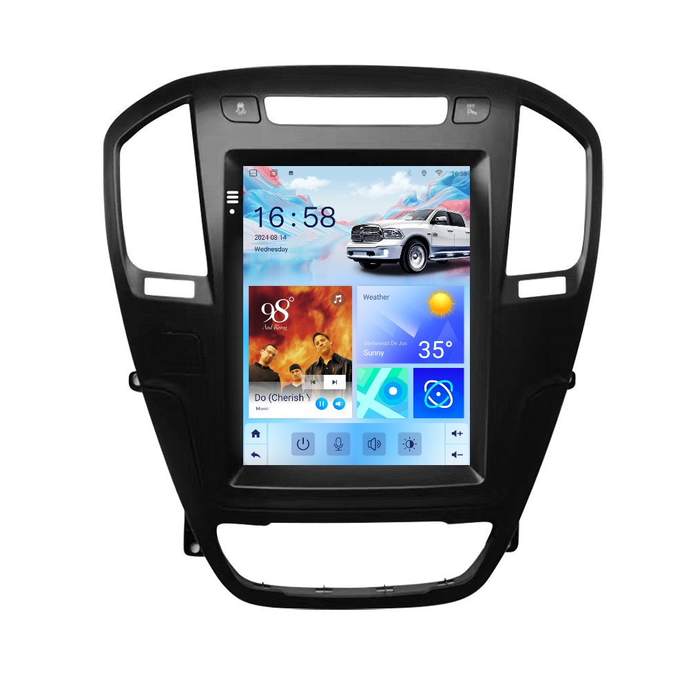Navigatie Buick Regal (2009-2013), Opel Insignia (2009-2013) Tip Tesla, Android 12, 4GB RAM 64GB, SLOT SIM 4G, DSP, CarPlay si Android Auto, ecran 9,7 inch [7]