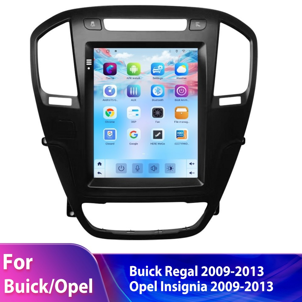Navigatie Buick Regal (2009-2013), Opel Insignia (2009-2013) Tip Tesla, Android 12, 4GB RAM 64GB, SLOT SIM 4G, DSP, CarPlay si Android Auto, ecran 9,7 inch [9]