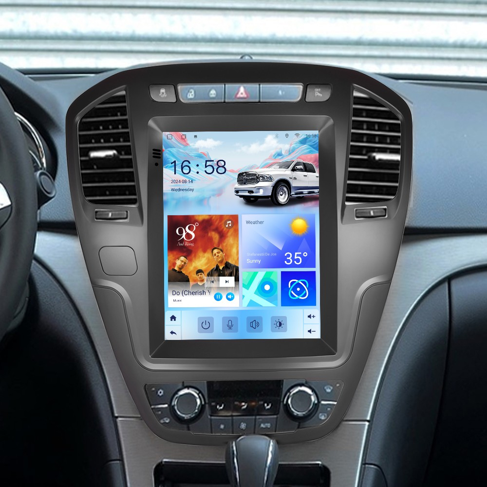 Navigatie Buick Regal (2009-2013), Opel Insignia (2009-2013) Tip Tesla, Android 12, 4GB RAM 64GB, SLOT SIM 4G, DSP, CarPlay si Android Auto, ecran 9,7 inch [4]