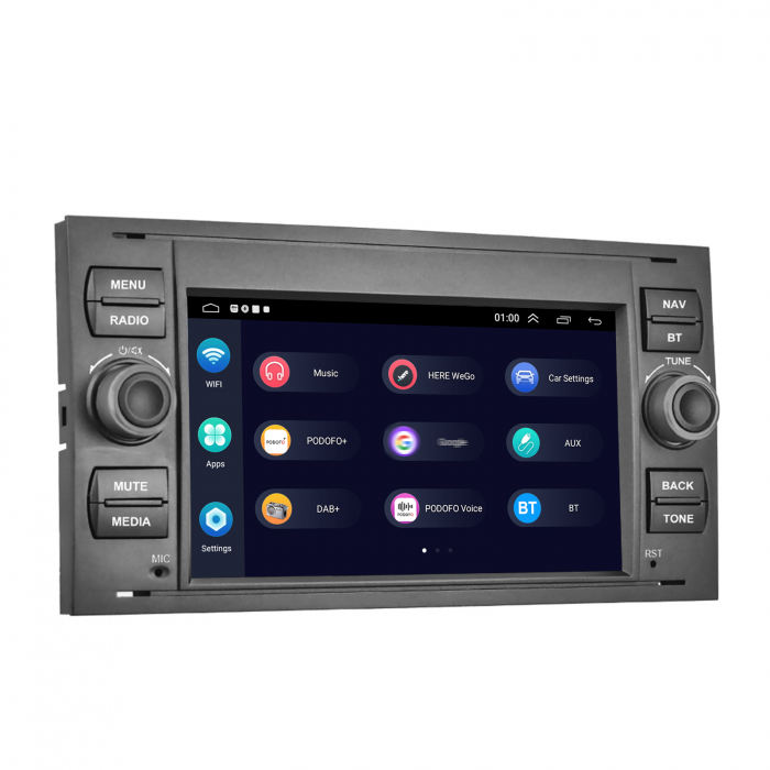 Navigatie Ford Transit (2005-2014) cu Android 13, 2GB RAM 64GB, DSP, CarPlay si Android Auto Wireles Ecran de 7 Inch [11]