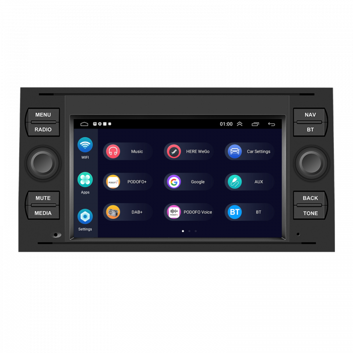 Navigatie Ford Transit (2005-2014) cu Android 13, 2GB RAM 64GB, DSP, CarPlay si Android Auto Wireles Ecran de 7 Inch [3]