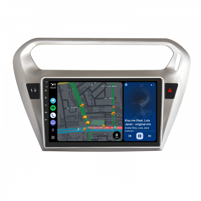 Navigatie Peugeot 301 (2012-2016), Android 12, 4GB RAM 64GB, SLOT SIM 4G, DSP, Carplay si Android auto, ecran 9 inch [7]