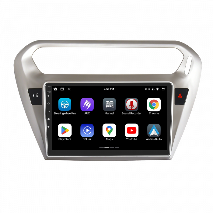Navigatie Peugeot 301 (2012-2016), Android 12, 4GB RAM 64GB, SLOT SIM 4G, DSP, Carplay si Android auto, ecran 9 inch [3]