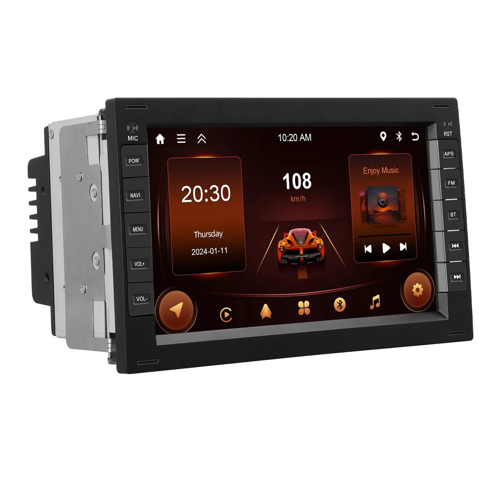 Navigatie Golf 4,PassatB5.5,Polo,Jetta, 2GB RAM 64GB ROM, Android 13, CarPlay si Android Auto, Bluetooth,wi-fi, waze,ecran 7 inch [9]