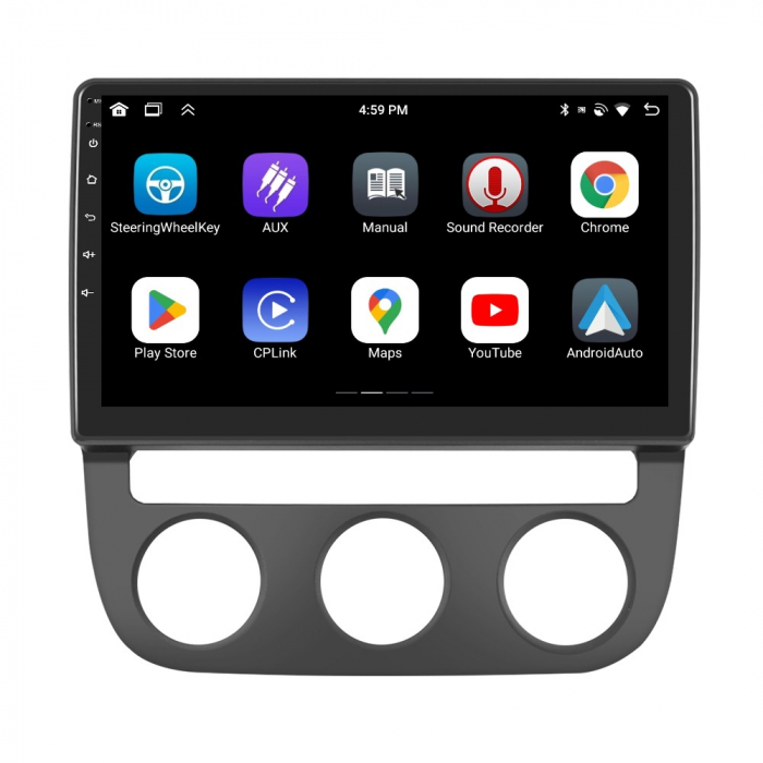 Navigatie Golf 5|Jetta (2004-2009) cu Android 12, 2GB RAM 32 GB ROM, DSP, CarPlay si Android Auto, ecran 10 inch [6]