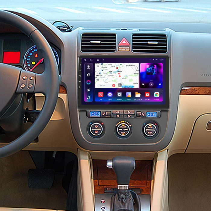 Navigatie Golf 5|Jetta (2004-2009) cu Android 12, 4 GB RAM 64 GB ROM, SLOT SIM 4G, DSP, CarPlay si Android Auto ecran 10 inch [6]