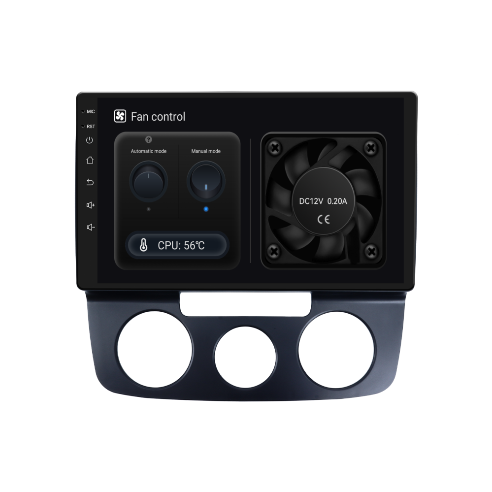 Navigatie Golf 5|Jetta (2004-2009) cu Android 14, 8GB RAM 128GB ROM, DSP, CarPlay si Android Auto, clima manuala, ecran 10 inch [5]