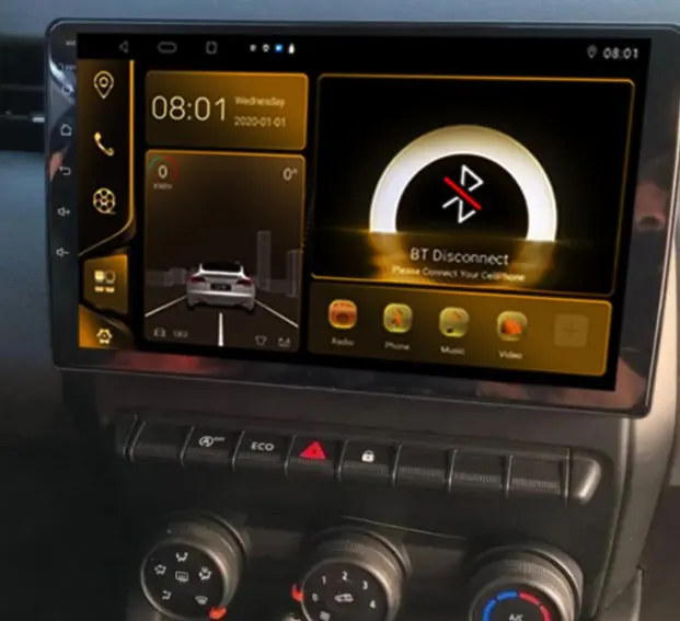 Navigatie Renault CLIO 5 (2019-2024), Android 12, 4GB RAM 64GB, SLOT SIM 4G, DSP, Carplay si Android auto, ecran 9 inch [2]