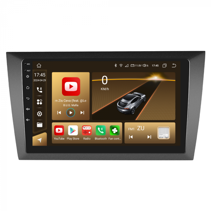 Navigatie Golf 6 (2009-2013), Android 12, 8GB RAM 128GB, SLOT SIM 4G, DSP, Carplay si Android auto, ecran 9 inch [6]