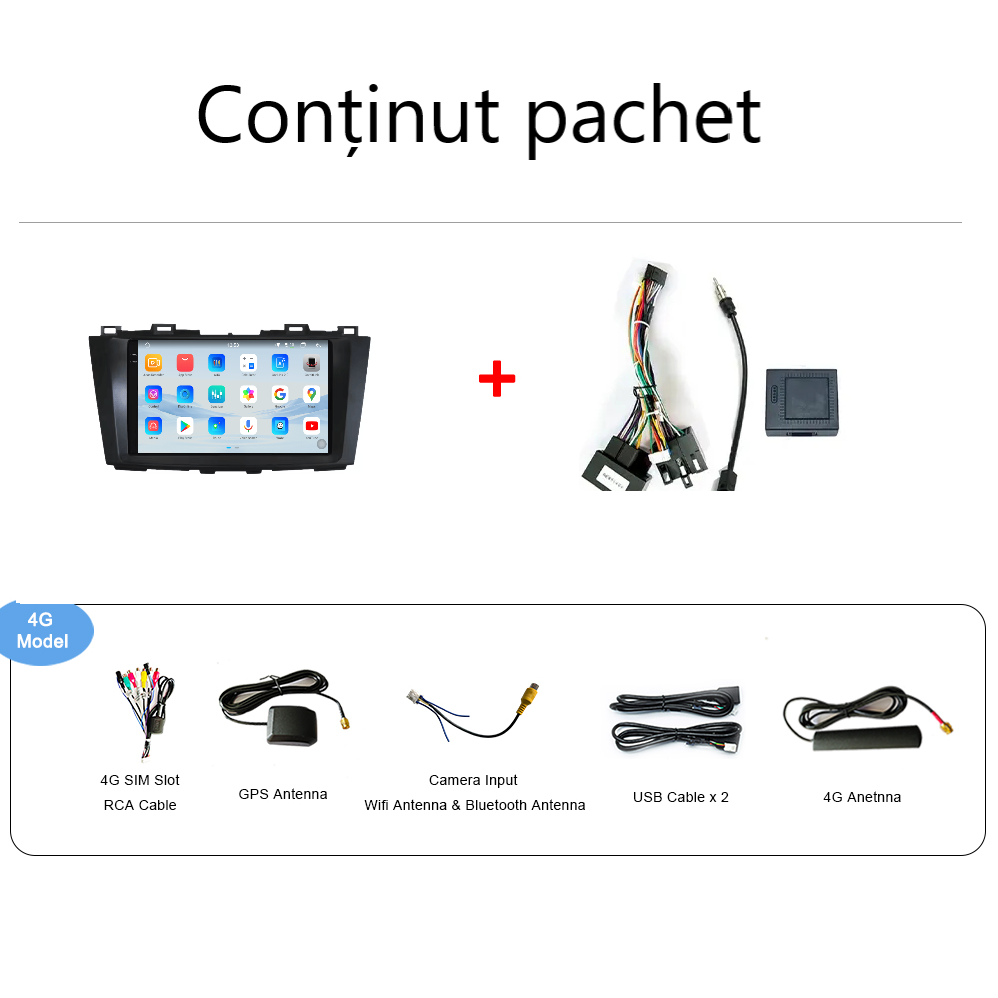Navigatie Mazda 5 (2010-2015) Android 14, 12GB RAM, 256GB ROM, Ecran 9.33 inch 2K QLED [5]