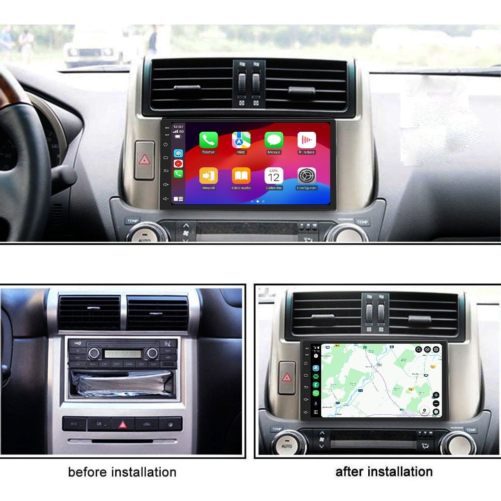Navigatie Universala 2DIN Topway TS18A,4GB RAM 64GB ROM,SLOT SIM 4G, CarPlay si Android Auto WI-FI, Ecran 7 inch PREMIUM [4]