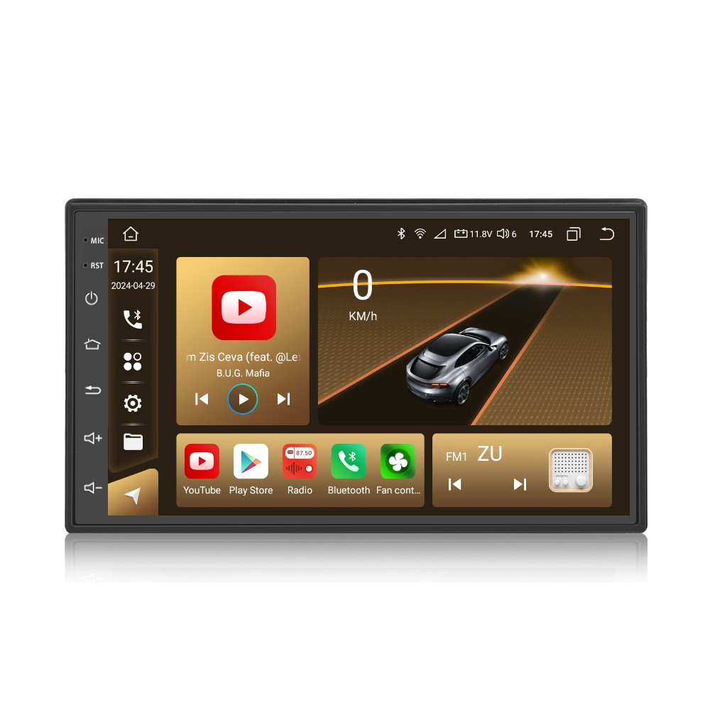 Navigatie Universala 2DIN Topway TS18A,4GB RAM 64GB ROM,SLOT SIM 4G, CarPlay si Android Auto WI-FI, Ecran 7 inch PREMIUM [13]