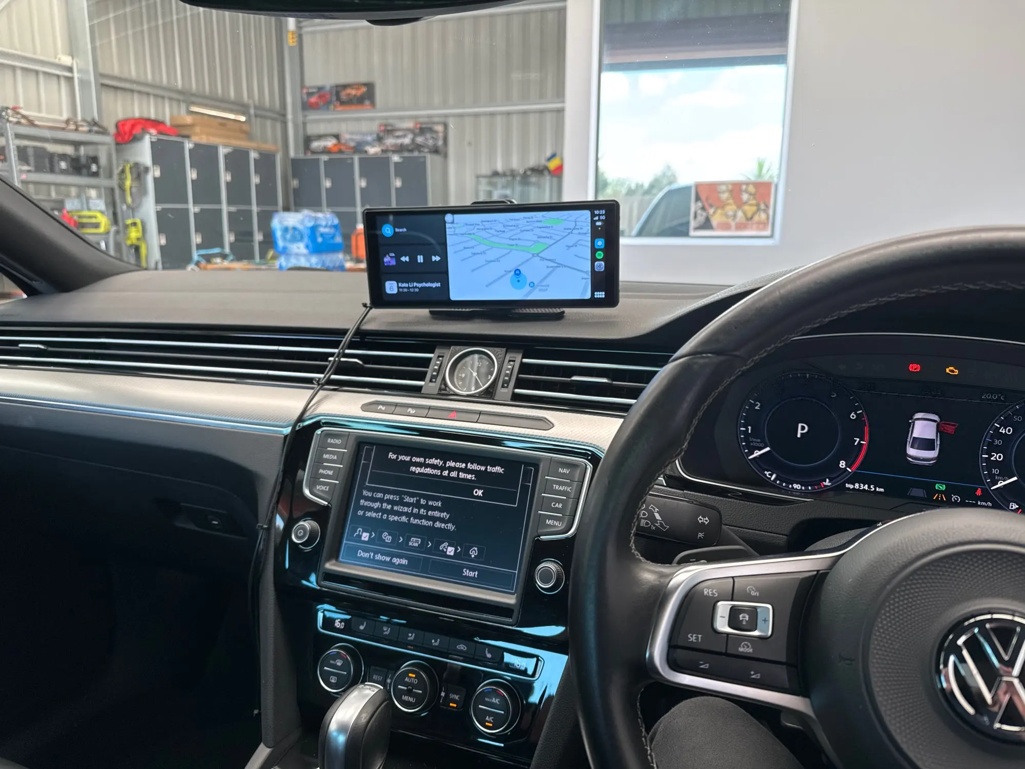 Navigatie GPS Portabil, Universal, CarPlay si Android Auto WI-FI,, ecran tactil HD 9.3 inch [6]