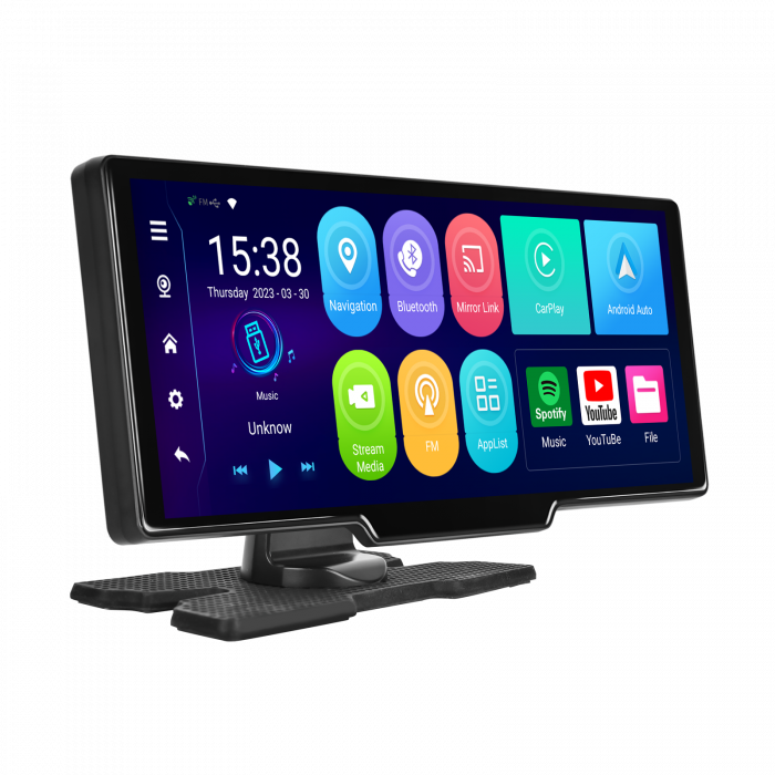 Navigatie cu Android 13, 2GB+32GB, GPS Portabil, Universal, CarPlay si Android Auto WI-FI, ecran tactil HD 10.26 inch [14]