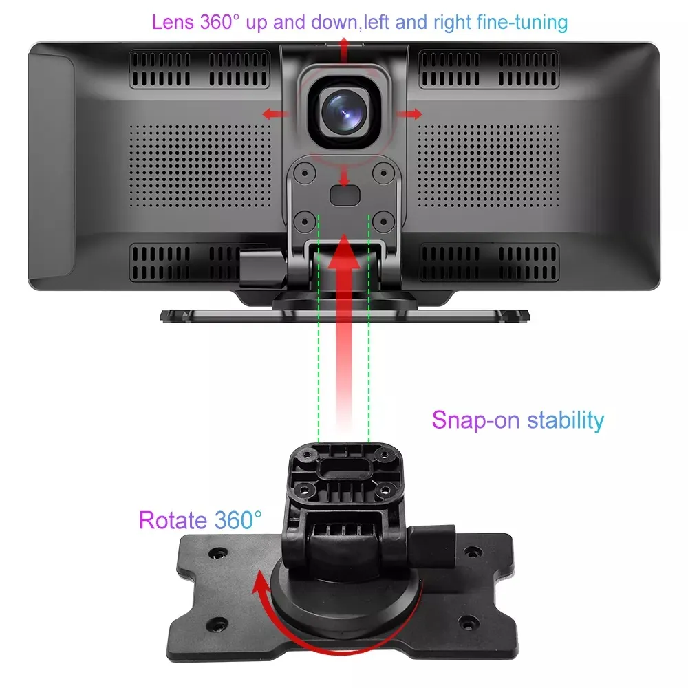 Navigatie GPS Portabil, Universal, CarPlay si Android Auto WI-FI, Camera DVR incorporata, ecran tactil HD 9.3 inch [5]