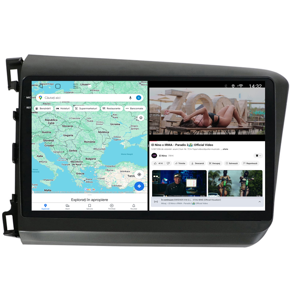 Navigație Android dedicată 2K QLED Octa-Core UIS8581A cu SIM 4G, CarPlay și Android Auto [5]