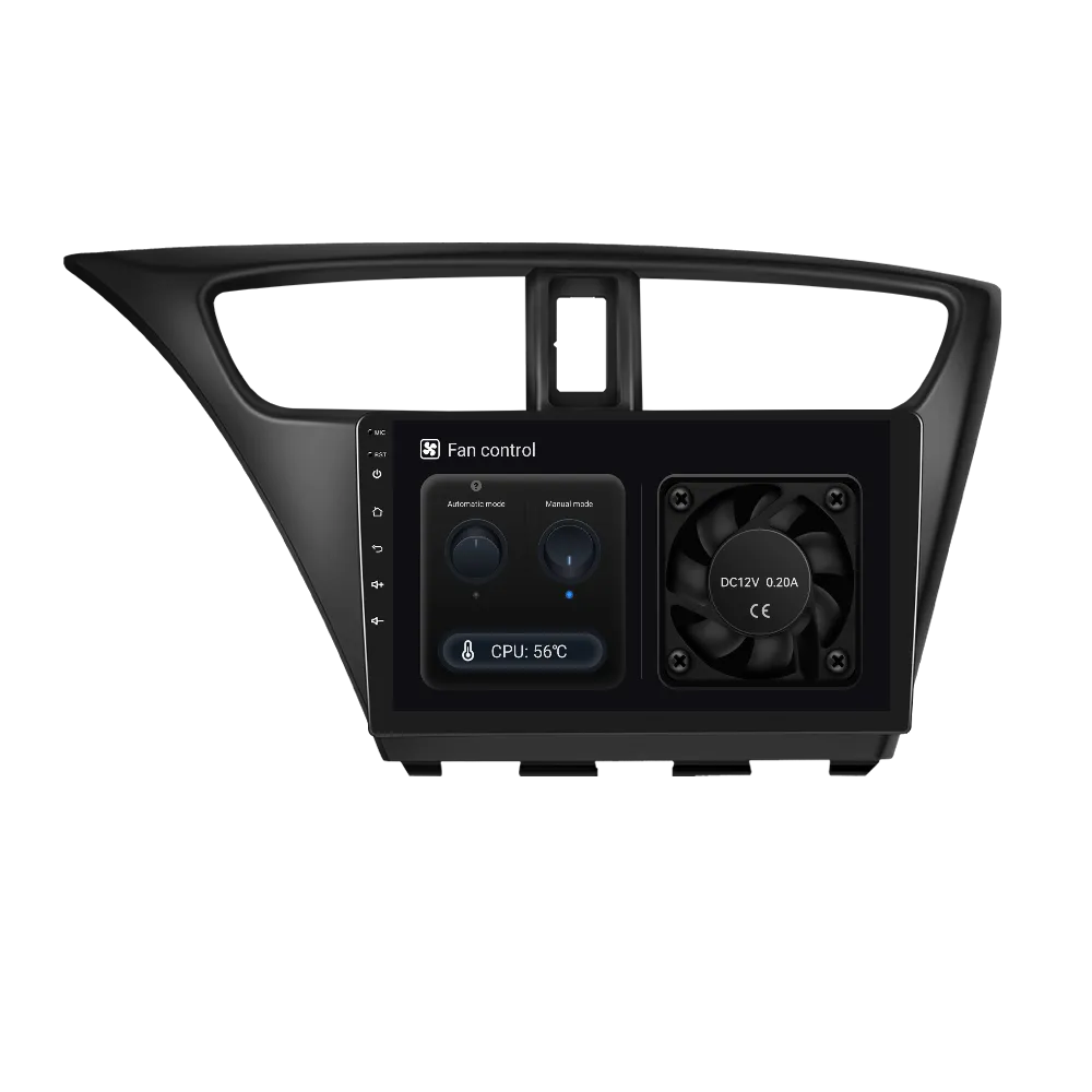 Navigatie Honda Civic (2012-2017), Android 12, 8GB RAM 128GB, Slot SIM 4G, DSP, Carplay si Android auto, ecran 9 inch [4]