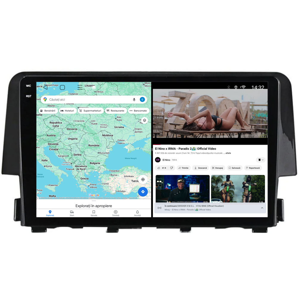 Navigație Android dedicată 2K QLED Octa-Core UIS8581A cu SIM 4G, CarPlay și Android Auto [5]