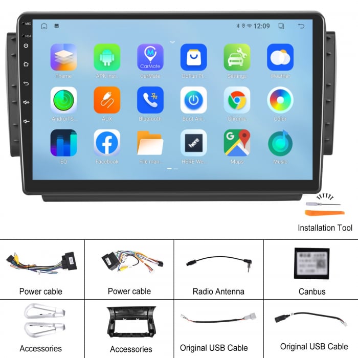 Navigatie Peugeot 208-2008 (2012-2019), Display INCELL, Android 15, 4GB 128GB, DSP, CarPlay si Android Auto ecran 10 Inch [10]