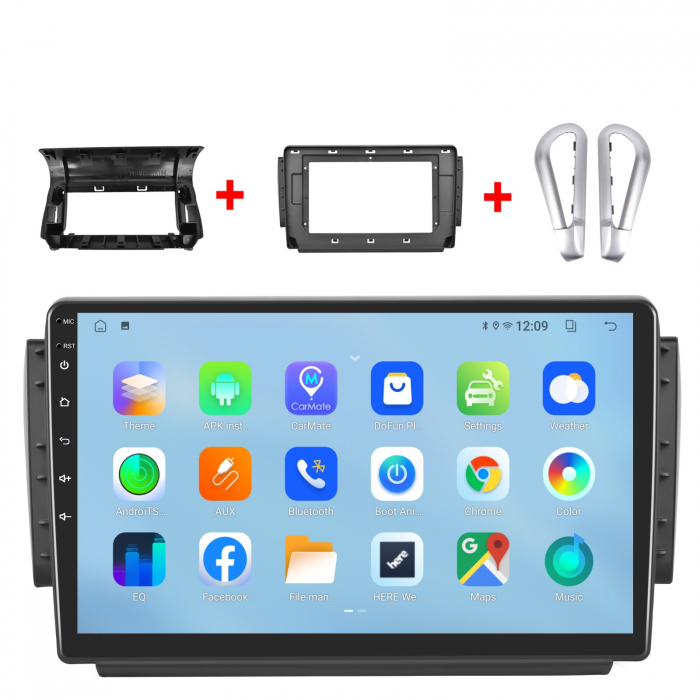 Navigatie Peugeot 208-2008 (2012-2019), Android 12, 8GB RAM 128GB, SLOT SIM 4G, DSP, Carplay si Android auto, ecran 10.1 inch [10]