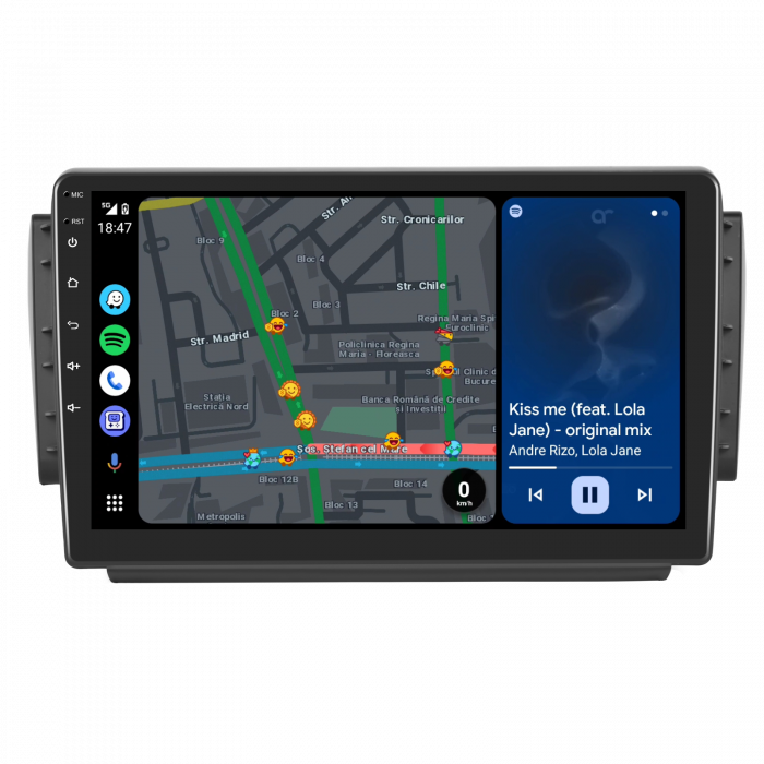 Navigatie Peugeot 208-2008 (2012-2019), Android 12, 4GB RAM 64GB, SLOT SIM 4G, DSP, Carplay si Android auto, ecran 10.1 inch [11]