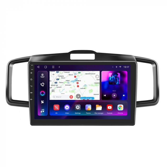 Navigatie Honda Freed (2008-2015), Android 12, 8GB RAM 128GB,SLOT SIM 4G, DSP, Carplay si Android auto, ecran 10.1 inch [1]