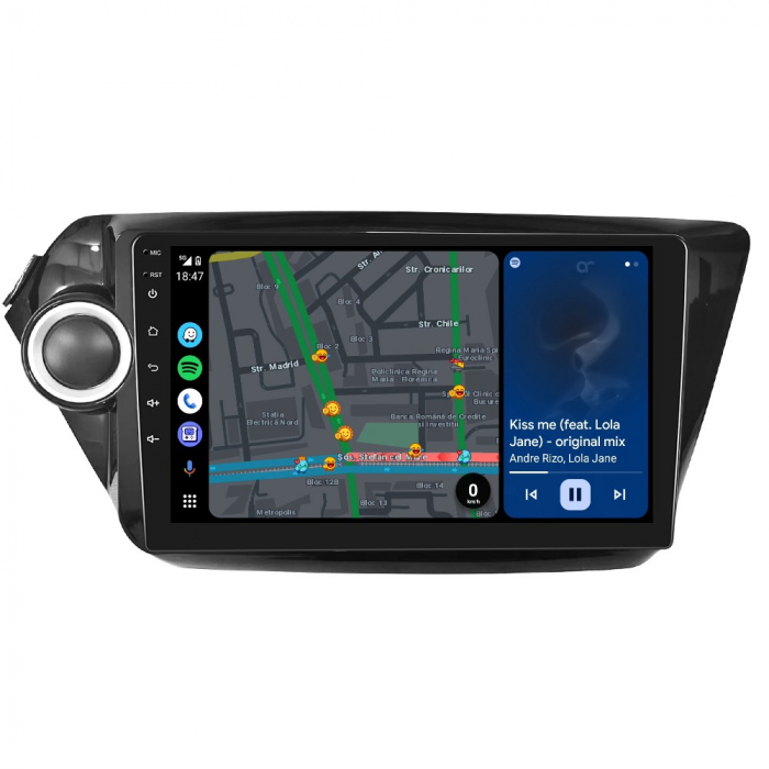 Navigatie Kia RIO (2011-2016), Android 12, 2GB RAM 32GB, DSP, Carplay si Android auto, ecran 9 inch [3]