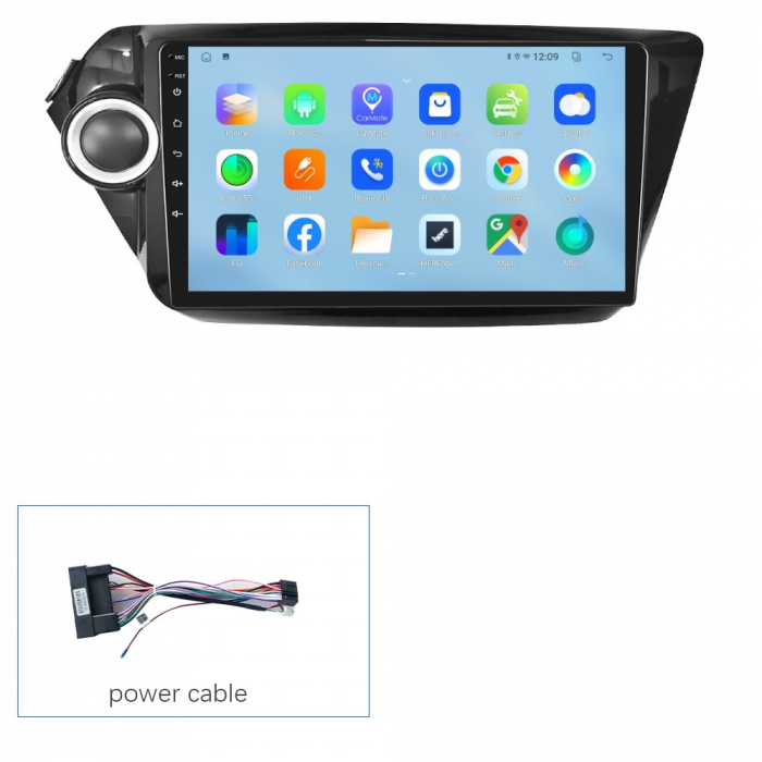 Navigatie Kia RIO (2011-2016), Android 12, 2GB RAM 32GB, DSP, Carplay si Android auto, ecran 9 inch [6]