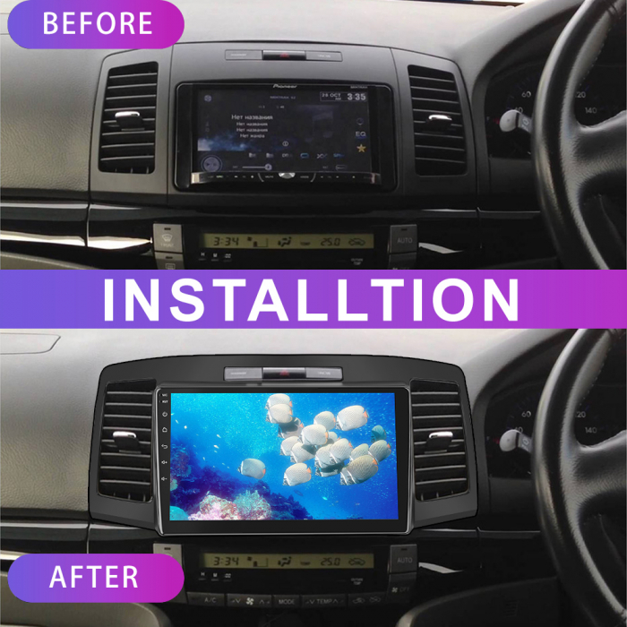 Navigatie Toyota Allion Premio (2001-2007), Android 12, 8GB RAM 128GB, SIM 4G. DSP, Carplay si Android auto, ecran 9 inch [3]