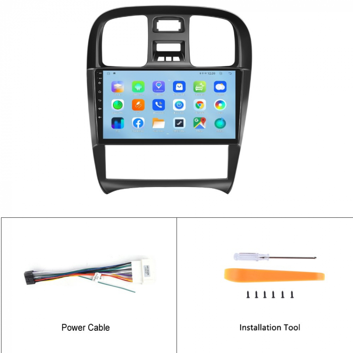 Navigatie Hyundai Sonata (2004-2009), Android 12, 8GB RAM 128GB,SIM 4G, DSP, Carplay si Android auto, ecran 9 inch [8]