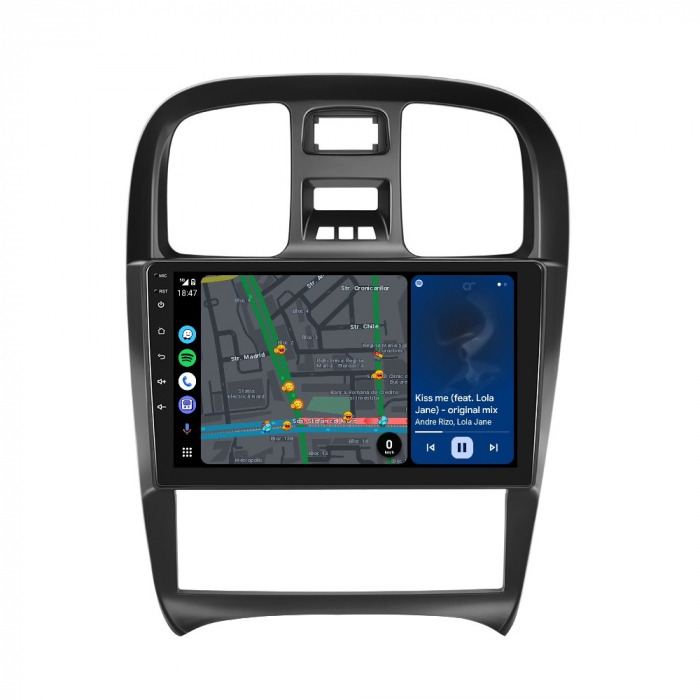 Navigatie Hyundai Sonata (2004-2009), Android 12, 8GB RAM 128GB,SIM 4G, DSP, Carplay si Android auto, ecran 9 inch [6]