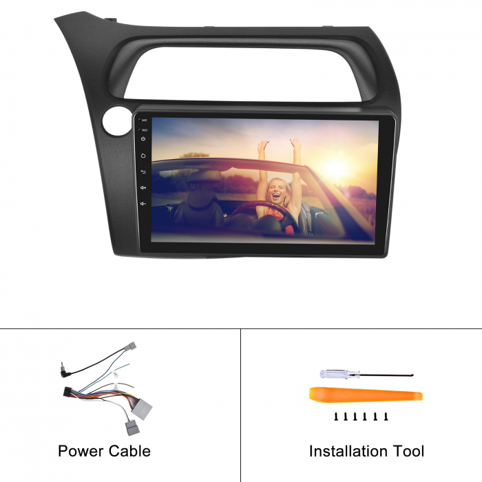 Navigatie Honda Civic (2006-2012), Android 12, 2GB RAM 32GB, DSP, Carplay si Android auto, ecran 9 inch [8]