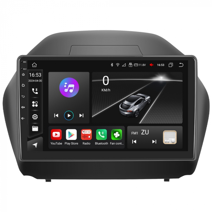 Navigatie Hyundai IX35 (2010-2015) Android 12, 8GB 128GB, SIM 4G, CarPlay si Android Auto, DSP, ecran 10.1 inch [5]