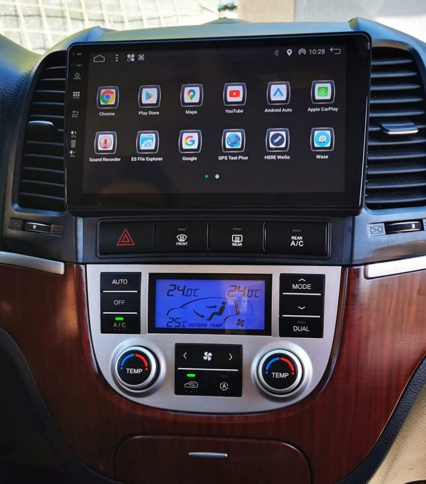 Navigatie Hyundai Santa Fe (2006-2012) cu Android, 4 GB 64 GB ROM,DSP, Cartela SIM 4G, Carplay si Android Auto [3]