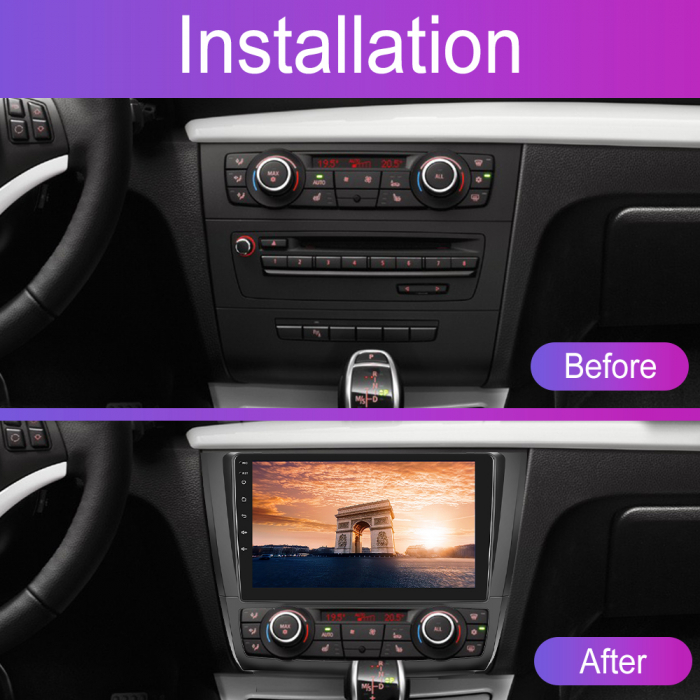 Navigatie BMW Seria 1 (2008-2012) cu Android 11, ecran 9 Inch, 2GB RAM 32 GB ROM,Carplay si Android Auto [5]